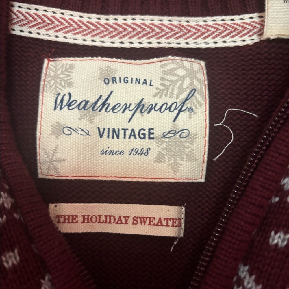 Weatherproof Vintage Maroon Sweater